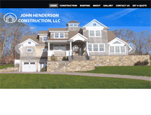 Tablet Screenshot of johnhendersonconstruction.com